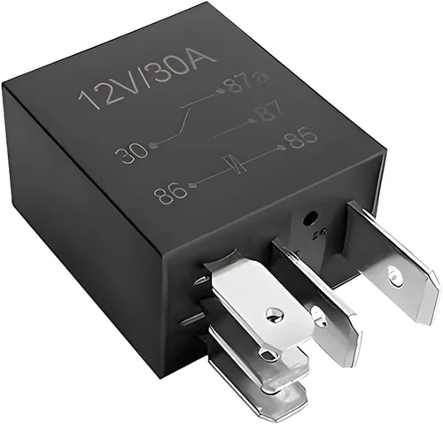 Miniatura 13 de Relé de Coche de 4 Pines 12V 30A, Relé de Arranque Impermeable Multiusos para Motor, Accesorios de Repuesto Eléctricos Automotrices Estándar