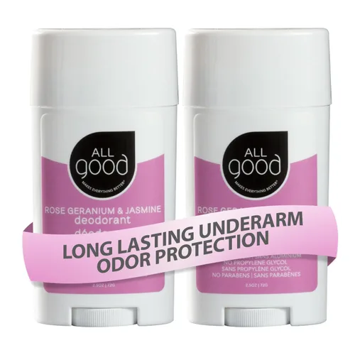 Miniatura 12 de All Good - Desodorante en barra sin aluminio, desodorante natural con manteca de karité y aloe vera, fórmula bio-activa, vegano, protección contra
