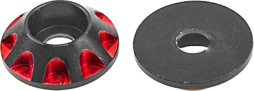 Miniatura 3 de 2 botones de ala HIRCQOO 1/10 RC RC Metal trasero botones de ala exterior OD 0.433 in compatibles con HPI HSP Redcat Traxxas Axial 1/10 RC Off Road