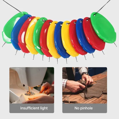 Miniatura 6 de Runsgo Enhebrador de agujas para máquina de coser, enhebrador de agujas de plástico 2024, herramienta simple para coser a mano, enhebrador de agujas
