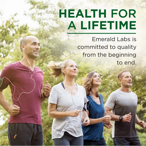 Miniatura 7 de Emerald Labs Glucosamina y condroitina con MSM - Suplemento para la salud ósea y las articulaciones - Sin gluten - 120 cápsulas