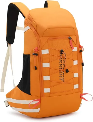 Miniatura 10 de Bseash Mochila impermeable de 40 L para senderismo y campamento con cubierta para lluvia, mochila de viaje para deportes al aire libre para esquí