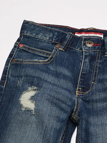 Miniatura 3 de Tommy Hilfiger Boys' Big Revolution Slim Straight Leg Stretch Jean