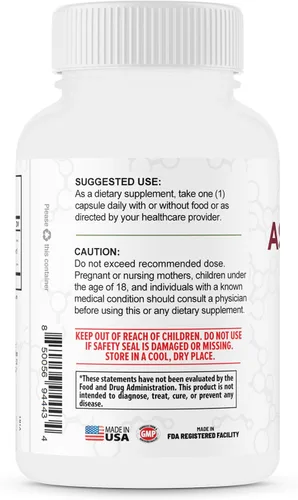 Miniatura 6 de TerraForm Nutrition Suplemento de astaxantina de 24 mg con licopeno 50 mg - Complejo antioxidante de doble espectro de dosis alta - Astaxantina