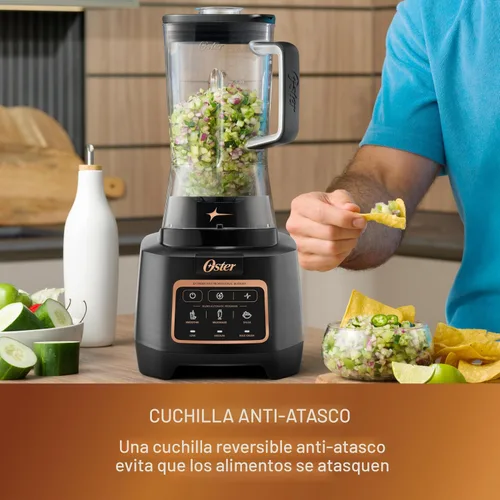 Miniatura 3 de Oster Extreme Mix Licuadora, Licuadora de Encimera de Alta Velocidad de 1500 Vatios con Jarra de 64oz y Programas Automáticos, Perfecta