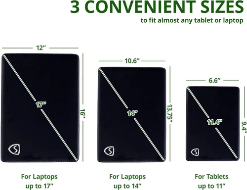 Miniatura 7 de Protege tu cuerpo: almohadilla de regazo para laptop con SaferBody™, escudo antiradiación y almohadilla de protección contra el calor, almohadilla