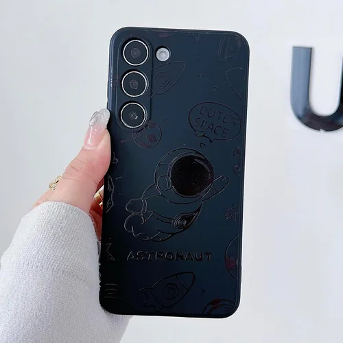 Miniatura 91 de Yonds Queen para Samsung Galaxy S21 Funda Linda, Diseño de Astronauta de Dibujos Animados, Espacio, Luna, Cohete, Elegante Cubierta Amortiguadora