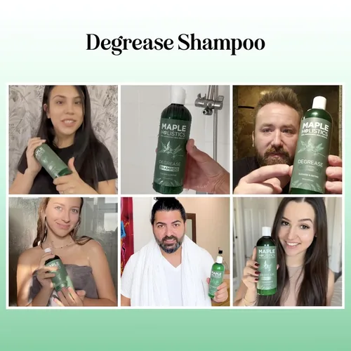 Miniatura 2 de Champú aclarante para cabello graso y cuero cabelludo - Champú de limpieza profunda que elimina la acumulación con aceite de romero - Champú que