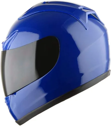 Miniatura 2 de 1Storm Nuevo Casco de Motocicleta de Cara Completa JH901 Negro Mate + Un Escudo Transparente Adicional: JH901