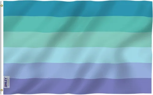 Miniatura 13 de Anley Fly Breeze - Bandera del orgullo abrosexual de 3 x 5 pies, color vivo y a prueba de decoloración, cabecera de lona y doble costura, banderas