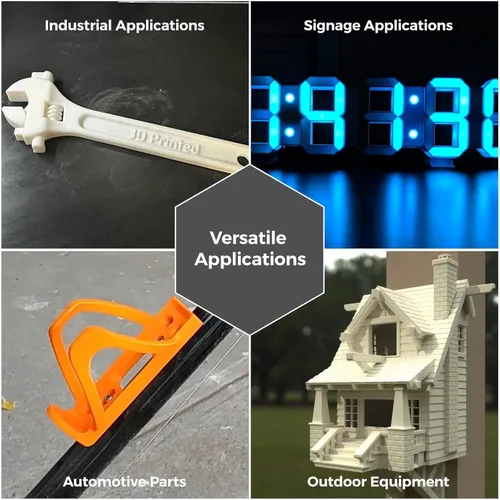 Miniatura 7 de FLASHFORGE - Filamento ASA para impresora 3D, 1.75mm Negro, bobina de 1kg (2.2lbs), precisión dimensional de +/- 0.02mm, duradero, alta resistencia