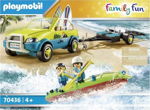 Miniatura 2 de Playmobil Coche de playa con canoa