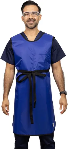 Delantal Economy Frontal - Tie Front - 0.5mmPb LE - Protección contra la radiación ligera para rayos X, resonancia magnética, tomografía