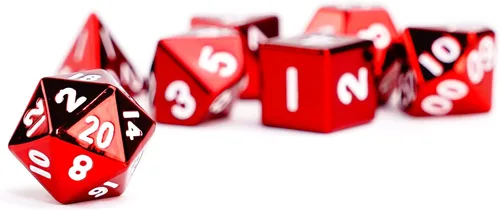 Miniatura 9 de FanRoll - Juego de dados poliédricos de metal de 0.630 in, plata antigua, dados de juego de rol para Calabozos y Dragones
