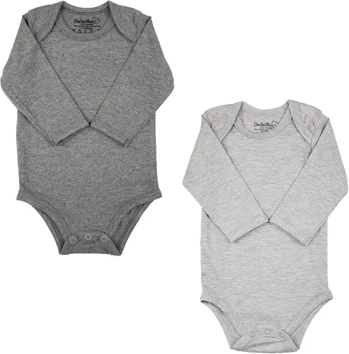 123 Bear Baby Cotton Spandex Infant Bodysuits Long Sleeve and Short Sleeve
