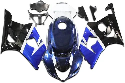 Miniatura 10 de Carenado de carrocería negro mate de plástico apto para 2003 2004 GSXR 1000 Inyección ABS Nuevo Aftermarket Kit Kit de carrocería GSXR-1000 03 04