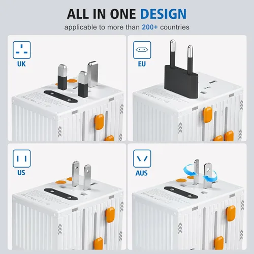 Miniatura 4 de Adaptadores de viaje (blanco-35W)
