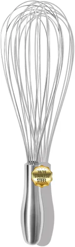 Miniatura 15 de OYV Batidor de Acero Inoxidable 18/10, Mango Ergonómico, Batidor de Metal Apto para Lavavajillas, Batidor Profesional para Cocina, Perfecto