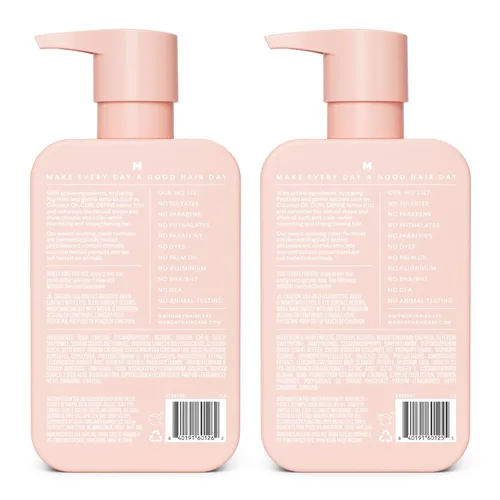 Miniatura 2 de MONDAY HAIRCARE Curl Define - Juego de champú + acondicionador (2 unidades) de 12 onzas cada uno nutre los rizos, domina el encrespamiento