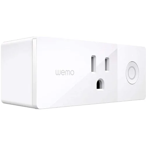 Wemo - Mini enchufe inteligente, mini conector inteligente, Blanco