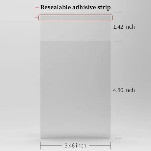 Miniatura 4 de 300 bolsas de equipo resellables, fundas para cargadores superiores de 3 x 4 pulgadas de 360 puntos y 23-260 pt para tarjetas magnéticas