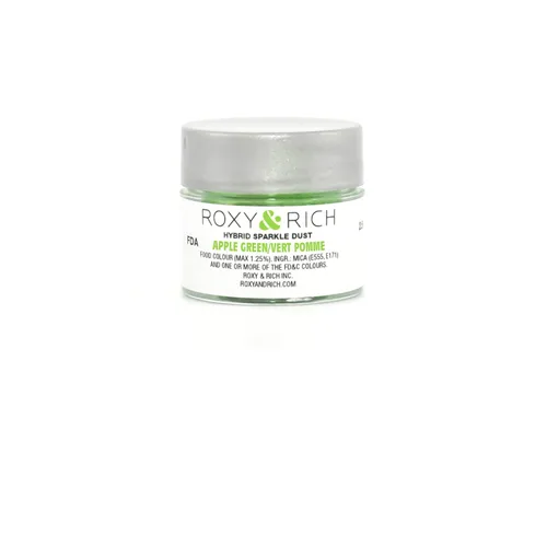 Miniatura 20 de Roxy & Rich Hybrid Sparkle Powder - Colorante para alimentos, 0.09 onzas (0.09 oz), color rosa amatista