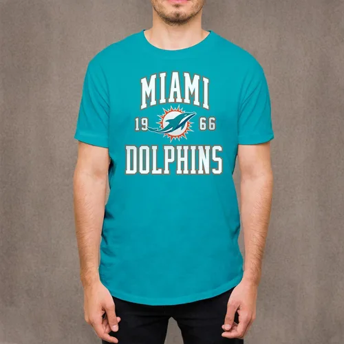 Miniatura 5 de Hybrid Sports - NFL Established - Officially Licensed Adult Short Sleeve Fan Tee for Men and Women - Team Colors Miami Dolphins - Azul Tahití
