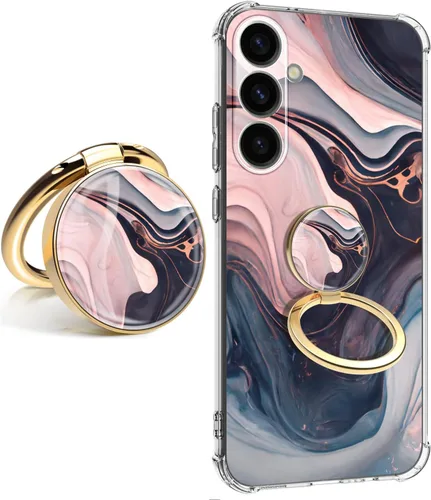 Miniatura 22 de para Samsung Galaxy a15 5G [Funda de Mármol Delgada]+[Anti-Caída Protectora] Fundas de Teléfono de TPU Suave y Elegantes para Mujeres de 6.5 Pulgadas