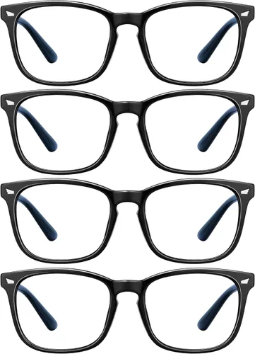 Miniatura 43 de hunsquer Gafas de luz azul para mujer/hombre, gafas de luz azul para computadora negro (806803blacktoucha)