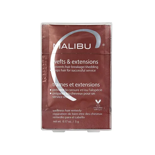 Miniatura 2 de Malibu C Tramas y extensiones – Contiene 2 paquetes de remedios para el cabello – Elimina la acumulación + evita la rotura del cabello – Cuidado