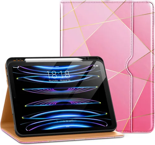Miniatura 33 de DTTO para iPad Pro 12.9 6ª / 5ª / 4ª / 3ª generación Funda 2022/2021/2020/2018, Funda de cuero tipo folio con soporte integrado para lápiz Apple