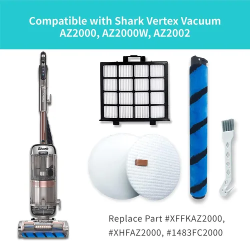 Miniatura 3 de Leemone AZ2002 - Accesorios de repuesto para aspiradora vertical Shark AZ2002 AZ2000 AZ2000 AZ2000W Vertex DuoClean PowerFin, 2 filtros postmotores
