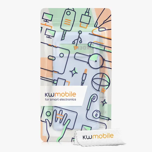 Miniatura 388 de kwmobile Funda Compatible con Google Pixel 6 Pro - Funda de teléfono de silicona TPU con acabado suave - Azul Arrecife