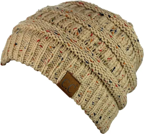 Miniatura 239 de C.C Trendy Warm Chunky Soft Stretch Cable Knit Beanie