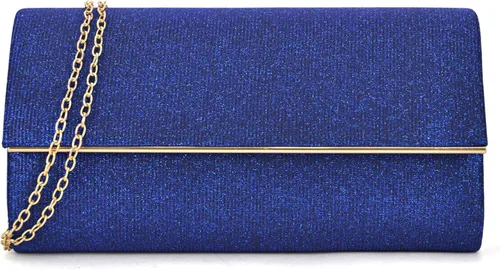 Miniatura 14 de Dasein Bolso de noche para mujer, bolso de mano con purpurina para boda, bolso de novia brillante para cóctel, fiesta, baile de graduación