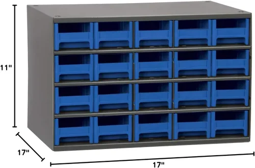 Miniatura 5 de Akro-Mils Gabinete de Almacenamiento de Acero para Garaje, Organizador de Piezas Metálicas Pequeñas para Herramientas, Clavos, Tornillos, Pernos
