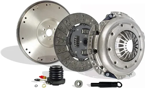 Embrague con kit esclavo y volante compatible con F150 Pickup Heritage STX XL XLT XTR King Ranch Lariat Base Cab Pickup 1997-2008 4.2L V6 GAS OHV
