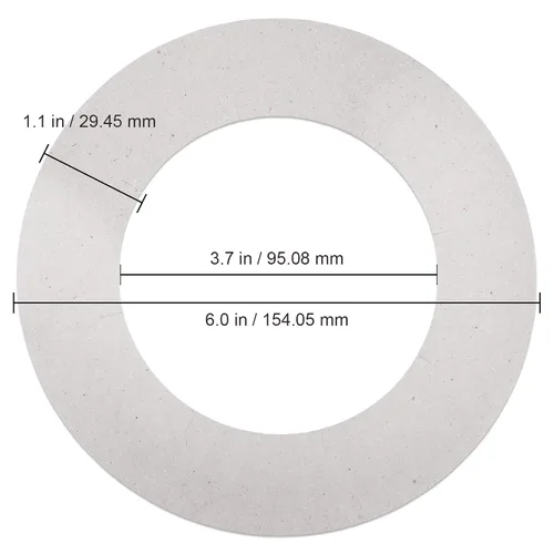 Miniatura 3 de Beauticom (50 piezas) calentador de cera universal collar protector anillo para lata de cera de 14 oz
