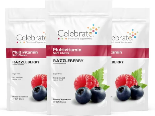 Miniatura 8 de Celebrate Vitamins Bariatric Multivitamin Soft Chews – Vitaminas y minerales esenciales, sin azúcar ni gluten – Bypass gástrico y suplemento