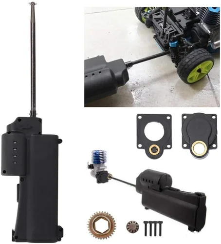 Miniatura 7 de Arrancador de energía de mano RC, arrancador eléctrico de mano de tamaño metálico 70111A para motor de coche HSP 1/10 RC
