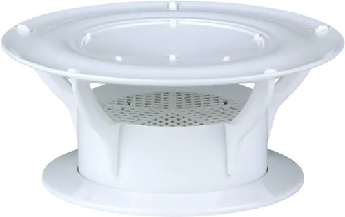 Lippert 360 Sifón Tapa para Ventilación de Techo de RV para Prevención de Olores con Ajuste Universal, Pantalla Anti-Insectos Incorporada, 2-Blanco