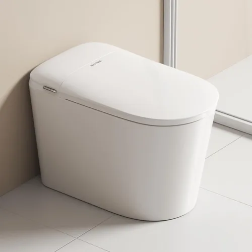 Miniatura 11 de Inodoro inteligente con bidé, tapa de apertura y cierre automático, asiento con calefacción, secadora, luz nocturna, pantalla LED, doble descarga