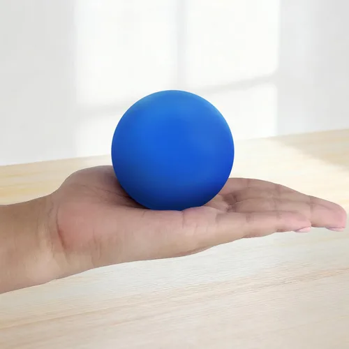 Miniatura 6 de ZUFECY Bola de masaje para pies y espalda, pelota de goma de 2.5 pulgadas para terapia de punto de activación, herramienta de liberación miofascial