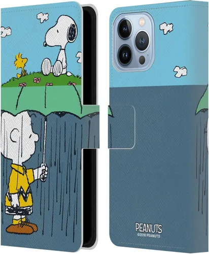 Miniatura 234 de Head Case Designs Funda de piel con licencia oficial de Peanuts Snoopy & Woodstock Balloon Halfs and Laughs para Apple iPhone 7/8/SE 2020 y 2022