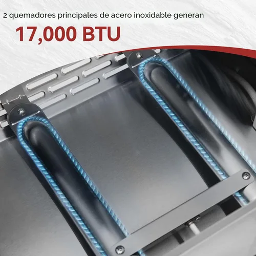 Miniatura 6 de Royal Gourmet PD1305H - Combo de parrilla y plancha de gas propano de 3 quemadores con tapa, combo de parrilla 3 en 1 con salida de 29,000 BTU