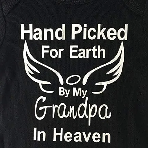 Miniatura 3 de Winzik mono con inscripción Grandpa In Heaven para niños, niñas, bebés