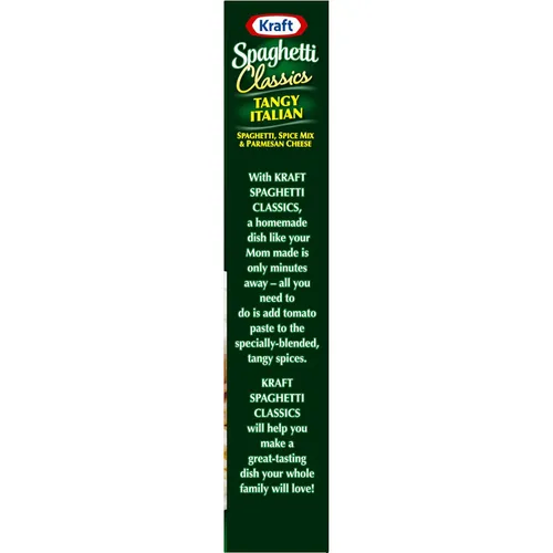 Miniatura 8 de Kraft Spaghetti Classics - Mezcla de comida de espaguetis italianos picantes, especias y queso parmesano, caja de 8 onzas