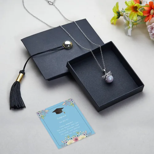 Miniatura 2 de Regalos de graduación para ella 2023, collares de graduación de búho del juicio para mujeres y niñas, regalos de graduación de escuela secundaria