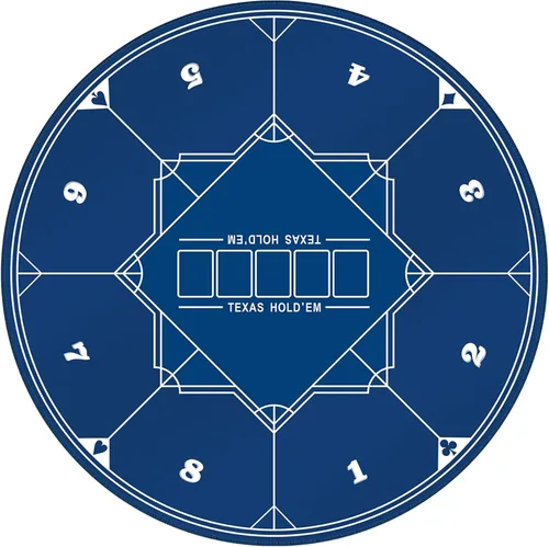 Miniatura 14 de GSE Games & Sports Expert Alfombrilla de diseño de mesa de póquer de casino con bolsa de transporte, tapete de goma antideslizante para fiestas