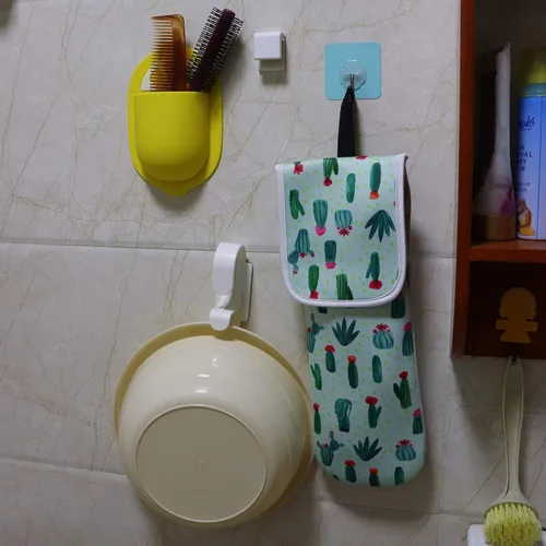 Miniatura 6 de Bolsa de almacenamiento de hierro plano para rizador de pelo caliente y alfombrilla de silicona (sirena)